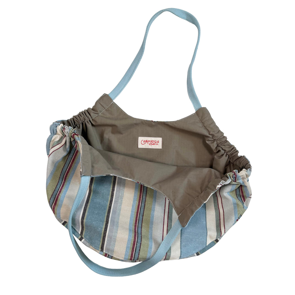 Striped Shopper Bag