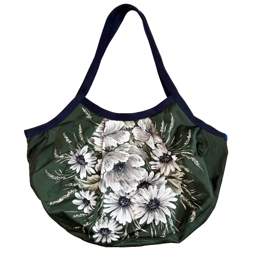 Floral Green Shopper Bag